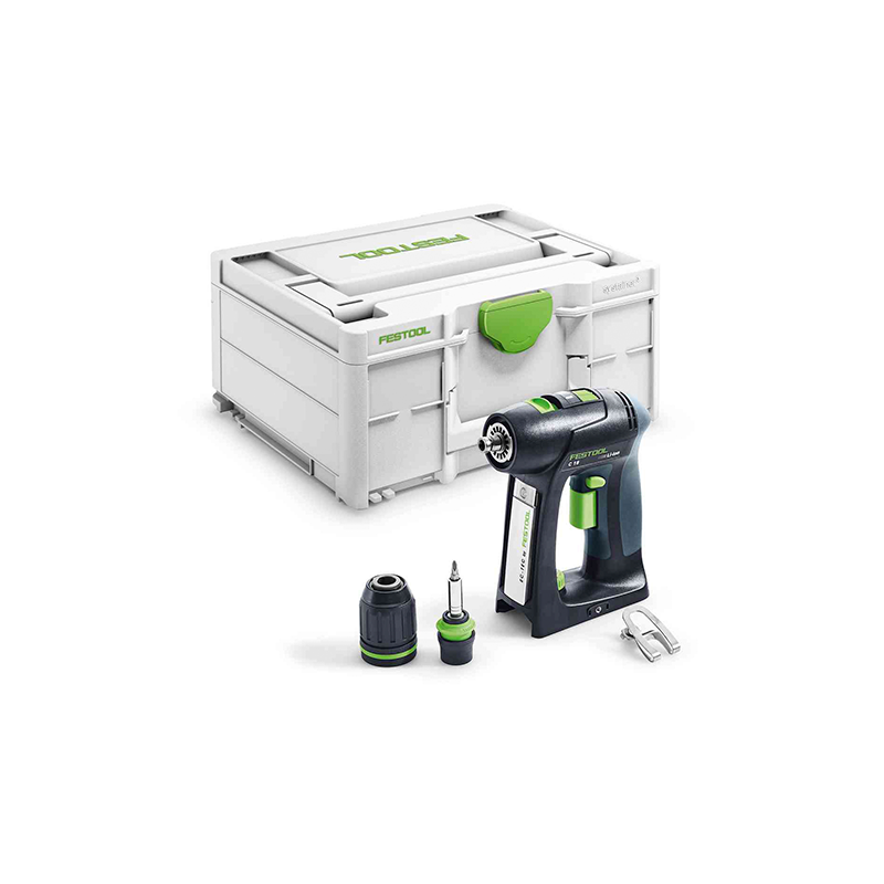 Taladro atornillador Festool a batería  C 18-Basic